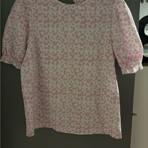 Purple Floral Women's Top